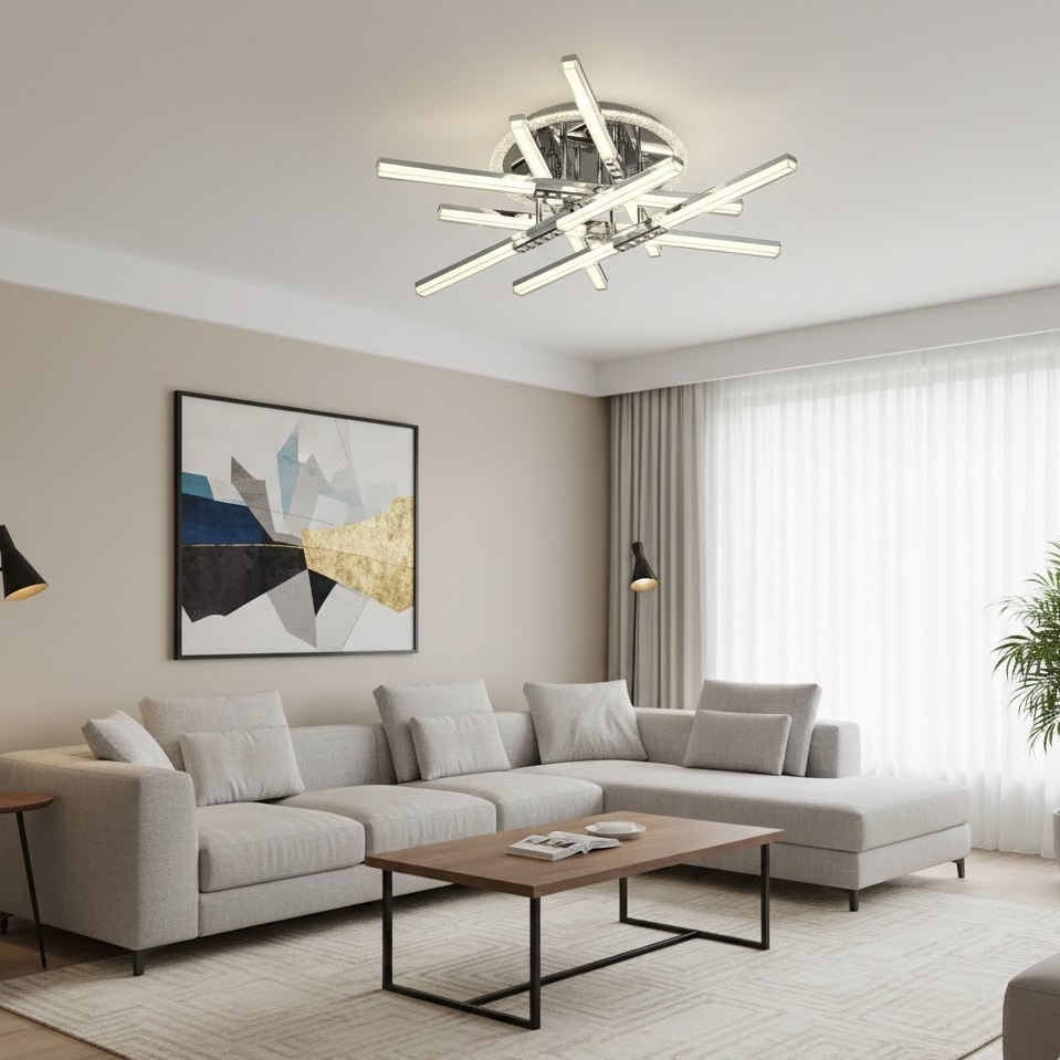 Lustra LED 152W 3 Functii Dimabila cu Telecomanda LZ9459