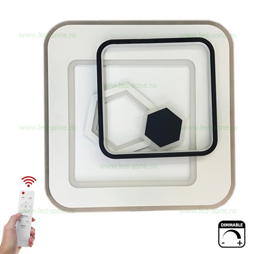 Lustra LED 160W 3 Functii Dimabila cu Telecomanda LZ381-500P