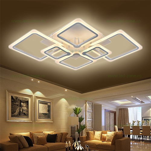 Lustra LED 168W 3 Functii Dimabila cu Telecomanda LZ2738