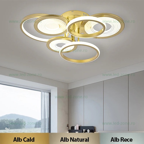 Lustra LED 168W 3 Functii Dimabila cu Telecomanda LZR9033