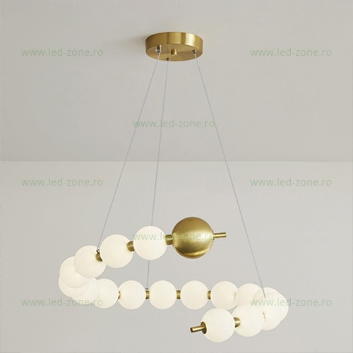 Lustra LED 48W 10 Globuri 3 Functii cu Telecomanda G3974-10+1