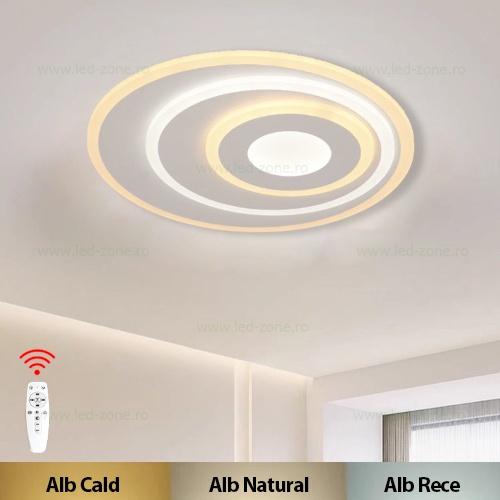 Lustra LED 56W 3 Functii Dimabila cu Telecomanda MX1184-L