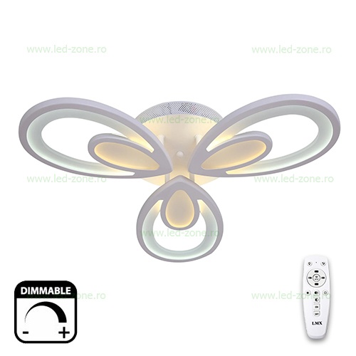 Lustra LED 72W 3 Functii Dimabila cu Telecomanda S5150-3