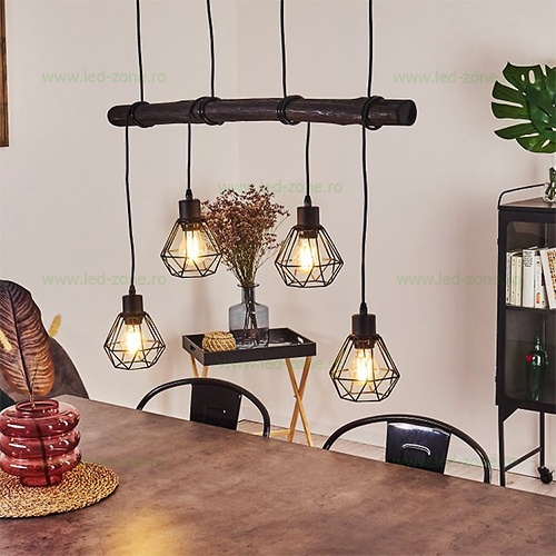 Lustra Vintage 4 Pendule LZ43476