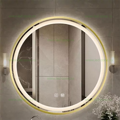 Oglinda Baie LED 70cm Functii Touch Dezaburire LZJ26