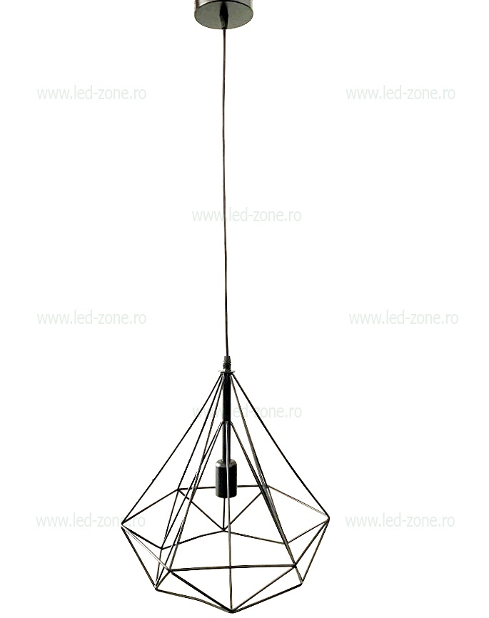 Pendul Soclu E27 Vintage Negru LZ89002