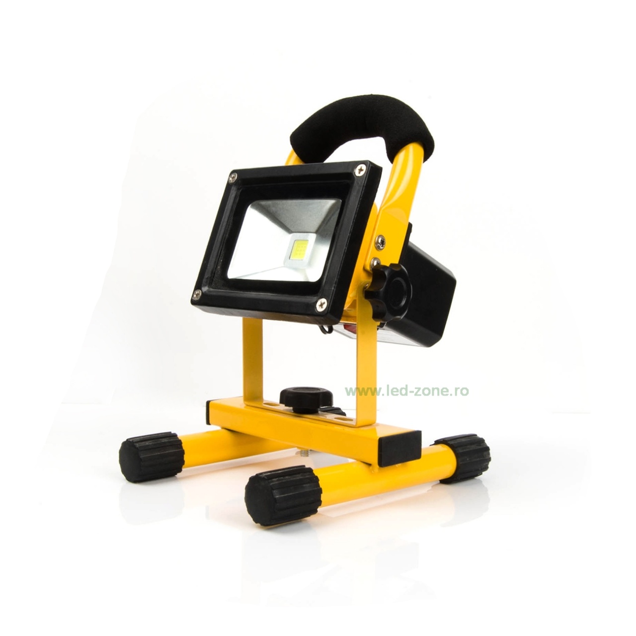 Proiector LED 10W Acumulator si Suport