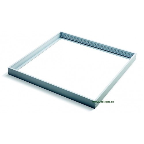 Rama Panou LED 60x60cm Aplicat Argintiu