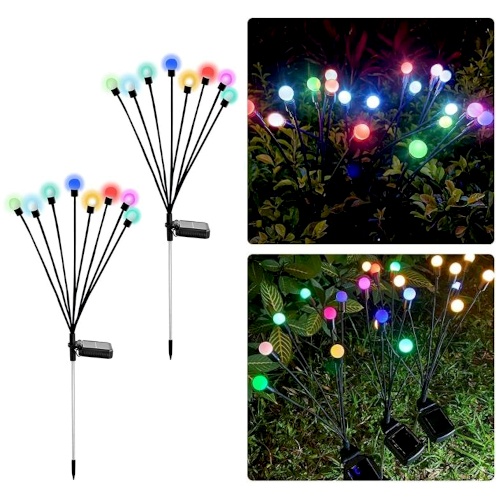 Set 2 Decoratiuni LED Gradina Solare LICURICI