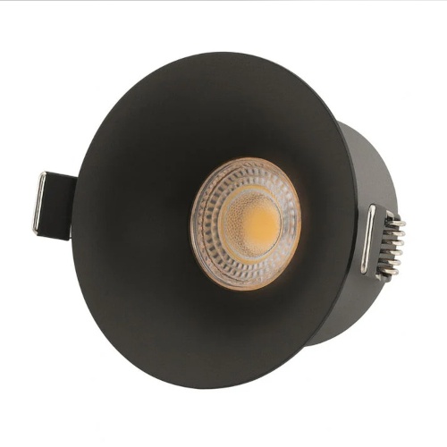 Spot LED 12W Rotund Negru Cob Incastrabil