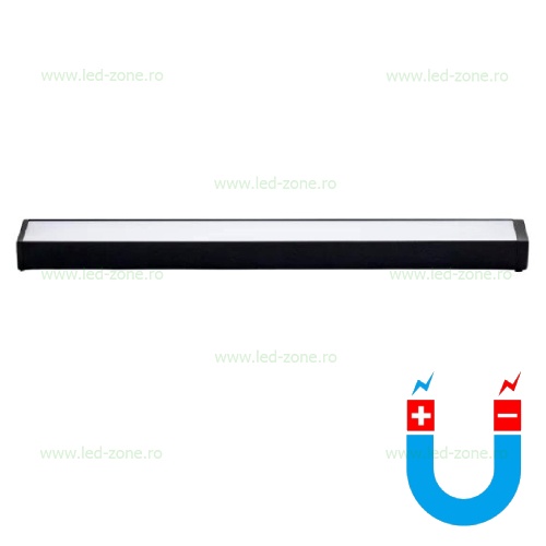 Spot LED Magnetic 20W Liniar Mat Negru Ultra Slim LM2