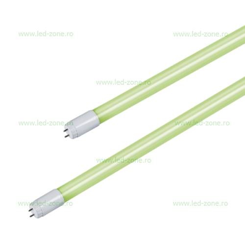 Tub LED T8 Mat 9W 60cm pentru Vitrina Legume Alimentare la un Capat