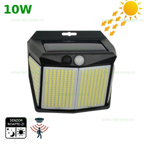 Aplica LED Exterior 10W Solara cu Senzor LZ78C24