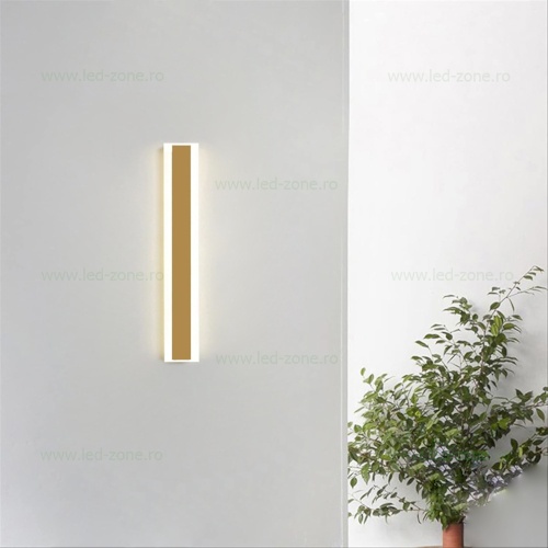 Aplica LED Exterior Auriu 60cm LZ904
