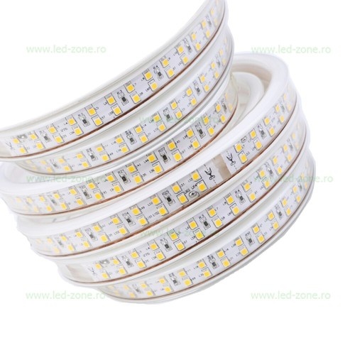 Banda LED 2835 180 SMD/ML Furtun Silicon 220V