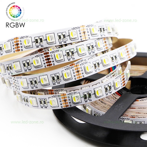 Banda LED 5050 60 SMD/ML RGBW Interior 12V