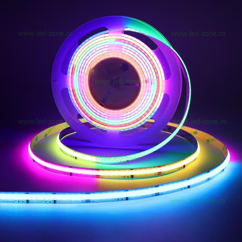 Banda LED COB 576 LED/ML RGB Interior Digitala 12V
