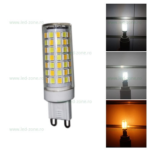 Bec LED G9 12W Corn Ceramica 3 Functii