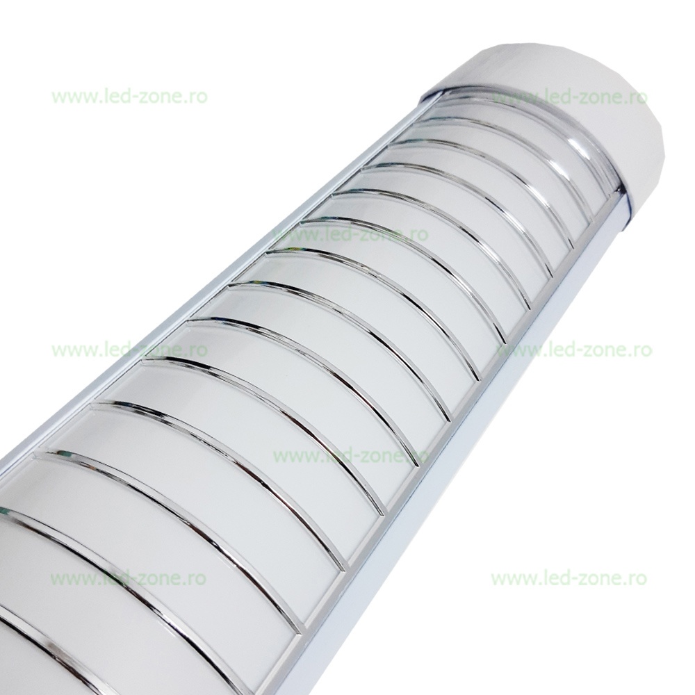 Corp Iluminat LED 80W 120cm Grila ABS