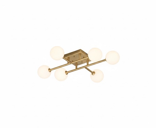 Lustra 6 Socluri E27 Aurie LZ05-6