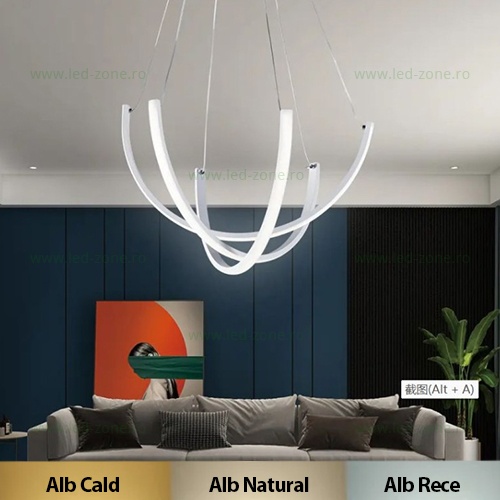 Lustra LED 122W Dimabila 3 Functii cu Telecomanda LZSE-P1065