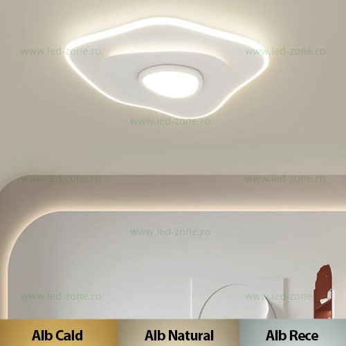 Lustra LED 124W 3 Functii Dimabila cu Telecomanda LZG3835