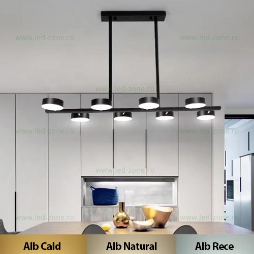 Lustra LED 140W 3 Functii Dimabila cu Telecomanda LZG3850-8