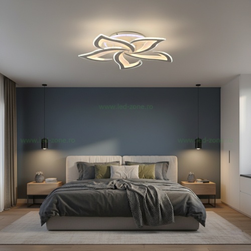 Lustra LED 146W 3 Functii RGB Dimabila cu Telecomanda LZM396-5