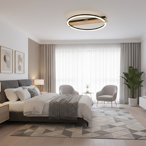 Lustra LED 50W 3 Functii Dimabila cu Telecomanda LZ151