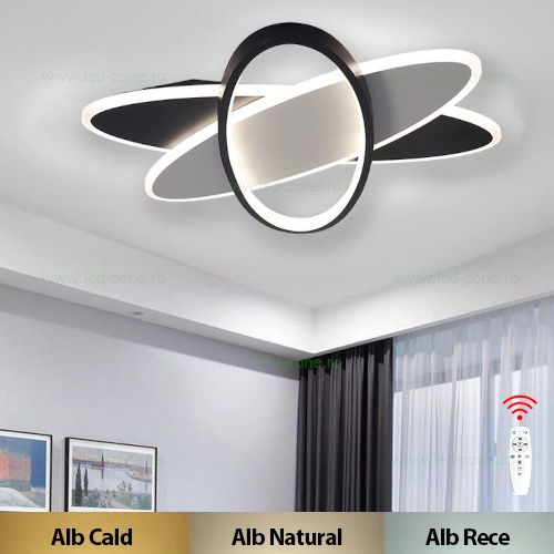 Lustra LED 62W Dimabila 3 Functii cu Telecomanda LZ2018