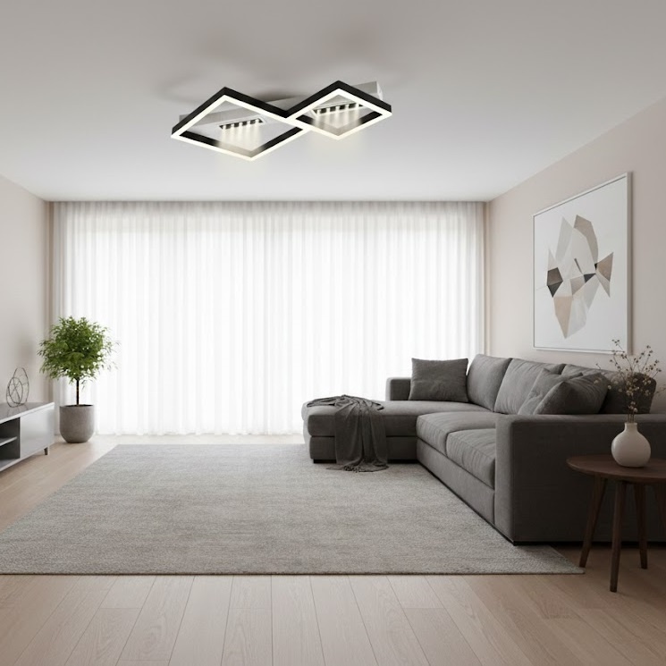 Lustra LED 70W 3 Functii Dimabila cu Telecomanda LZ9360-2