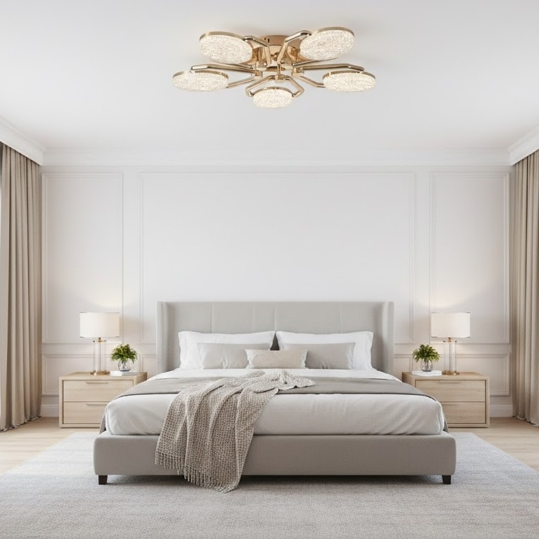 Lustra LED 80W 3 Functii Dimabila cu Telecomanda LZ2533