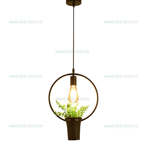 Pendul Soclu E27 Negru LZ1701-D