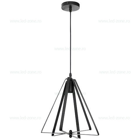 Pendul Soclu E27 Vintage Negru LZ012M