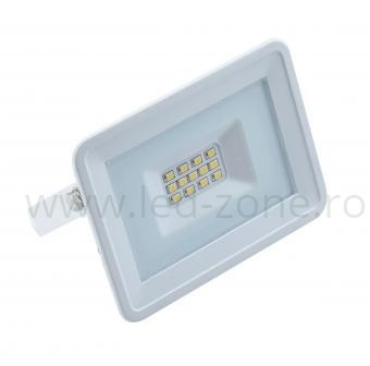 Proiector LED 10W 220V Slim Alb SMD2835