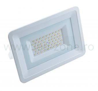 Proiector LED 50W 220V Slim Alb SMD2835