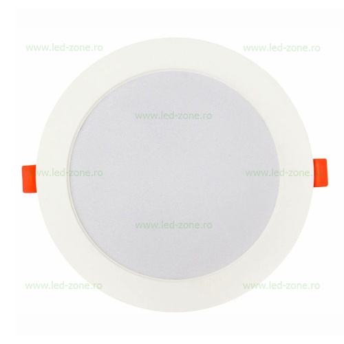 Spot LED 24W Rotund Alb Incastrat SOLE