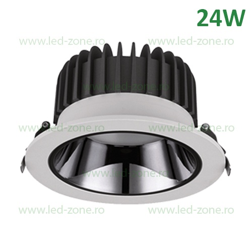 Spot LED 24W Rotund EL-2440 Negru-Gri Emergenta