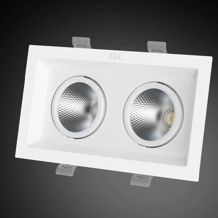 Spot LED 2x6W COB Dreptunghiular Mobil LZ616