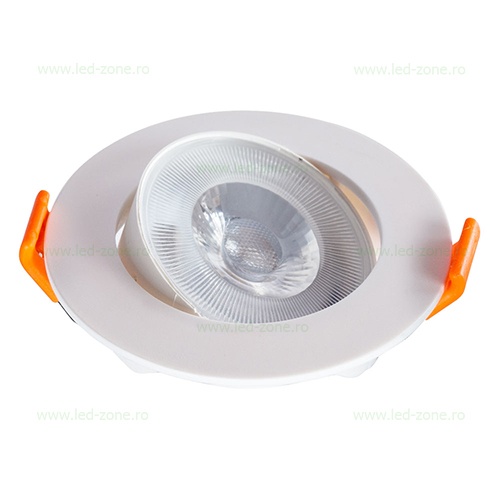 Spot LED 9W SMD Rotund Mobil Alb NORA