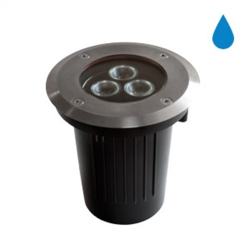Spot LED Exterior Incastrabil 3x1W Rotund 220V