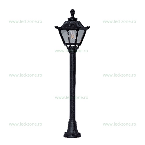 Stalp LED Gradina 8W Negru GOLIA 1.1M
