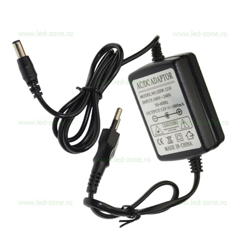 Sursa Alimentare Banda LED 12V 12W Carcasa Plastic LZ01