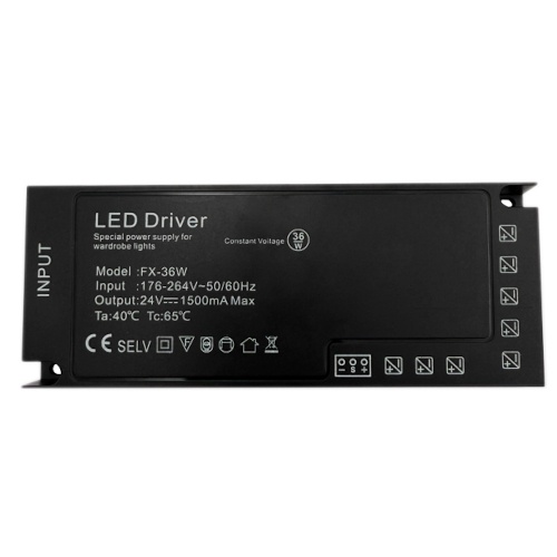 Sursa Slim 24V 36W Pentru Iluminat Banda LED Rafturi cu Senzor
