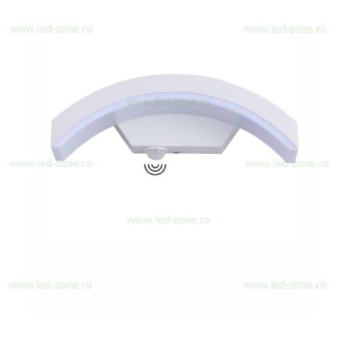 Aplica LED 24W Exterior Senzor Alba
