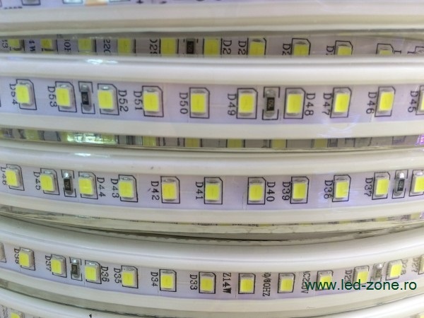 Banda LED 2835 120 SMD/ML Furtun Silicon 220V
