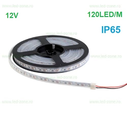 Banda LED 2835 120 SMD/ML Submersibila 12V