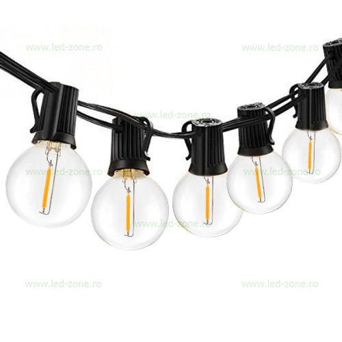 Ghirlanda LED Gradina Solara 5M 10 Becuri
