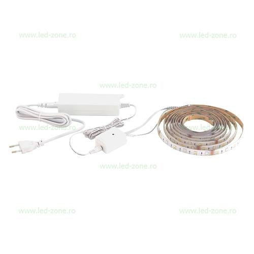 Kit Banda LED 5050 60 SMD/ML RGBWW 12V Rola 5m