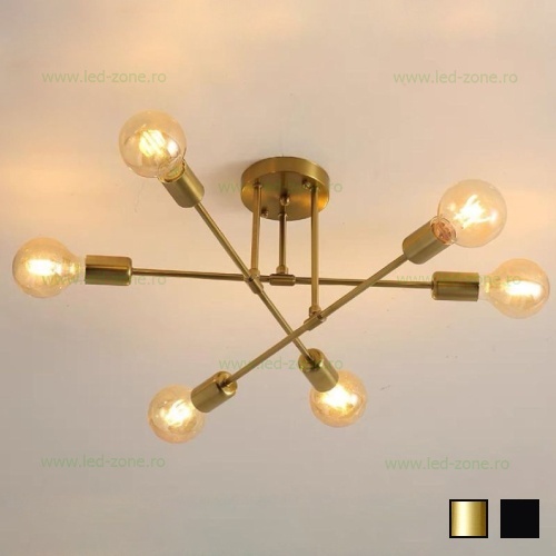 Lustra 6 Socluri E27 DC301-6